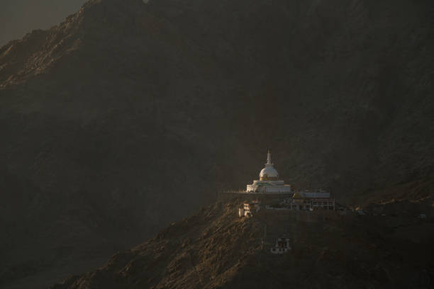 istock Temple at Leh city, India 876954074