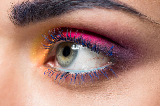 istock woman with colorful eyeshadows 876957280