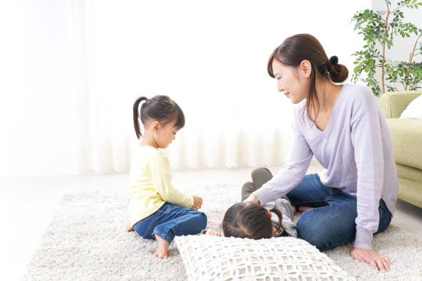 istock Happy family having a baby 876957742