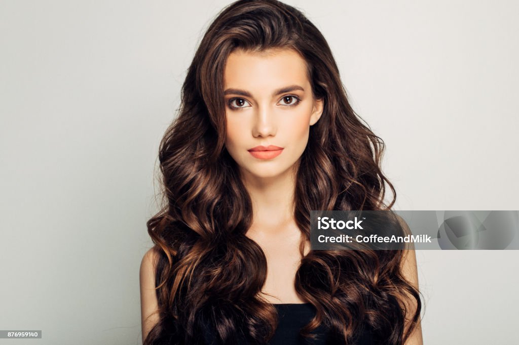 Attractive woman Hair Stock Photo