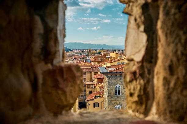istock View Of Cityscape Against Sky Seen Through Window 876966508