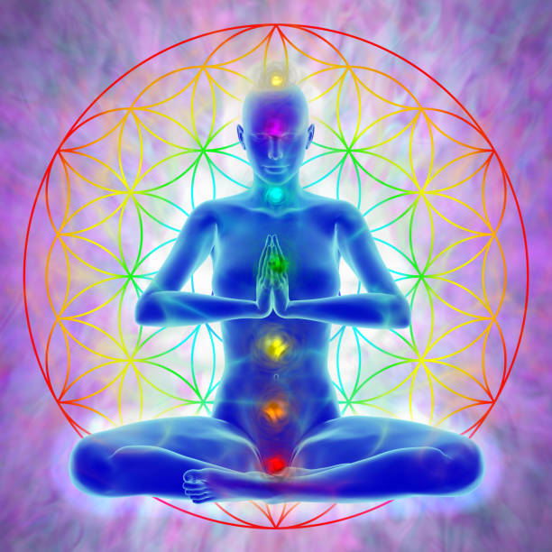 istock Meditation - flower of life 876971786