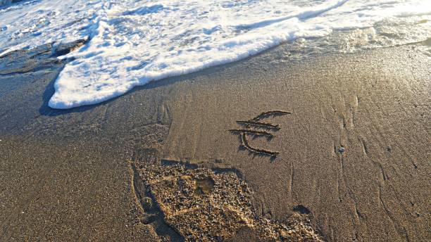 istock euro sign on the beach 876978100