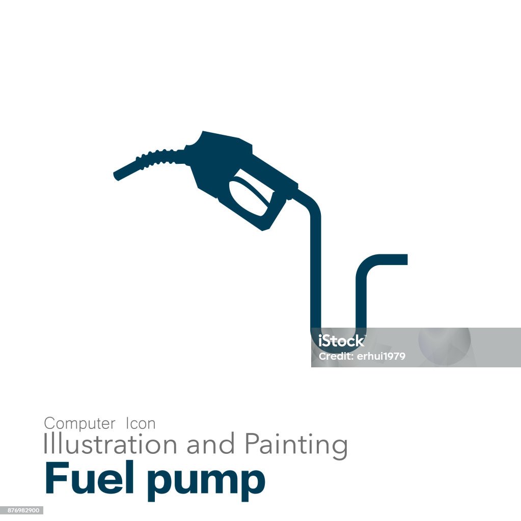 fuel pump Illustration and Painting Gasoline stock vector