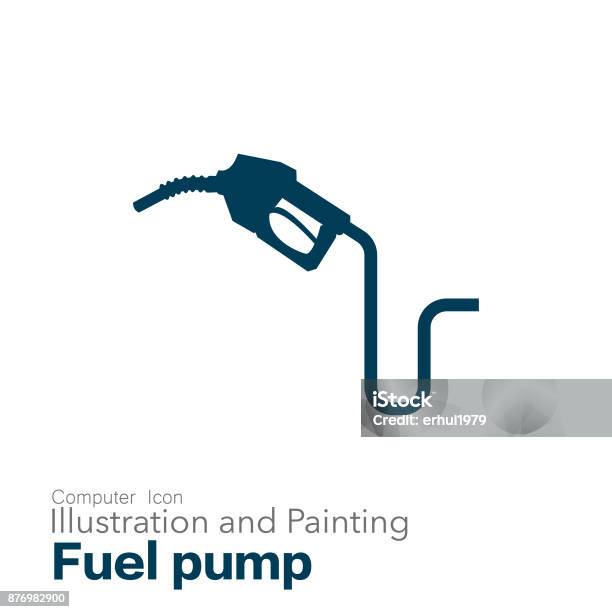 Fuel Pump Stock Illustration - Download Image Now - Gasoline, Refueling, Fossil Fuel