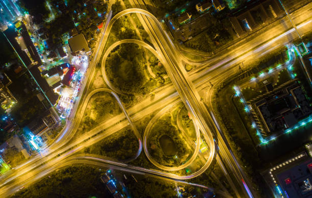 istock Rush hour traffic on a city roads. 876986264