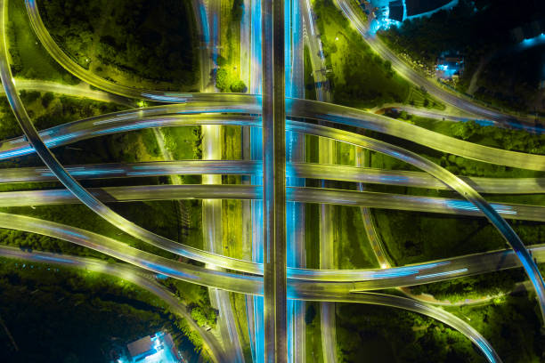 istock Rush hour traffic on a city roads. 876986286