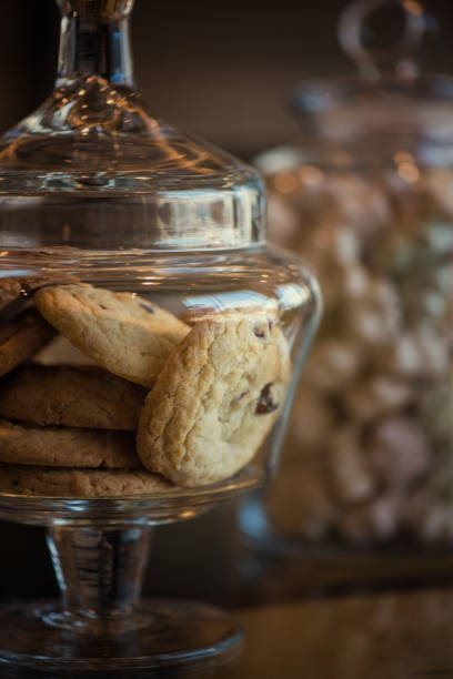 istock Oatmeal cookie in glass jar 876986578