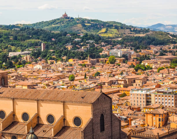 istock Aerial view of Bologna (hdr) 876990022