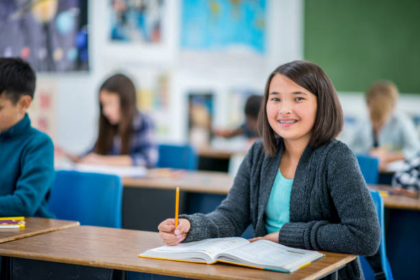 istock Happy Girl At School 876997628