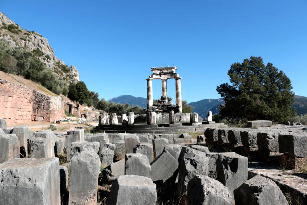 istock view of Temple of Athena Pronea Delphi Greece 877022328