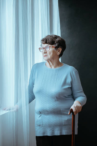 istock Pensioner in nursing house 877041768