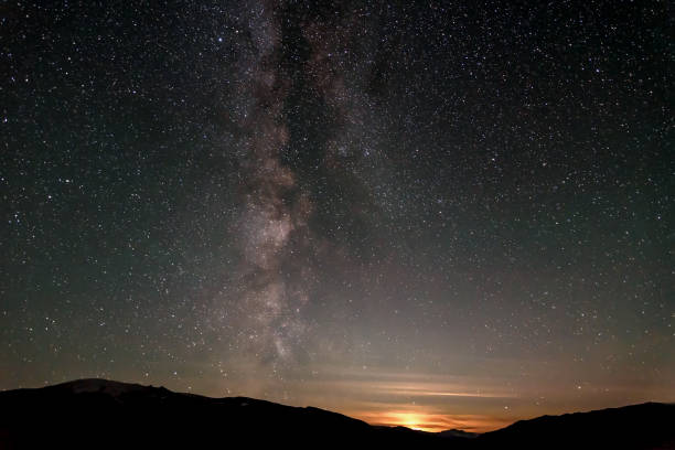 istock star mountains sky milky way night 877043170