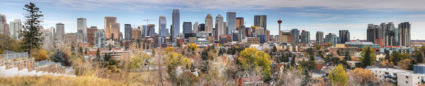 istock Panorama of Calgary, Canada skyline 877043236