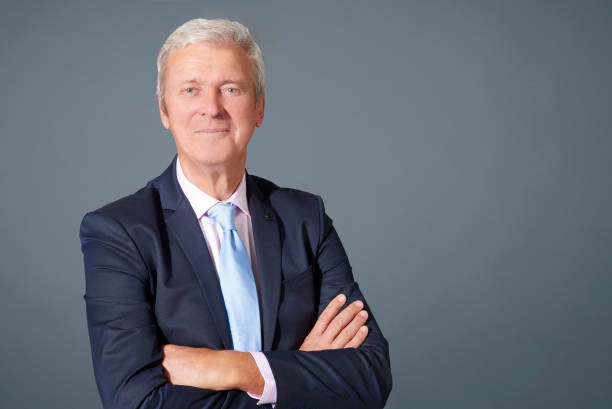istock Senior businessman portrait 877052658
