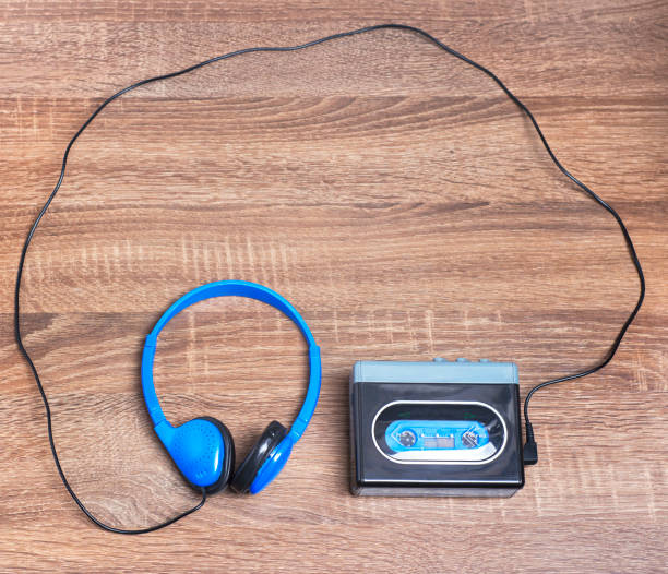 istock Vintage walkman and headphones 877054098
