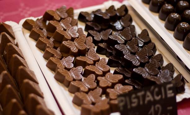 istock chocolate sweets in the shape of buterfly 877056696