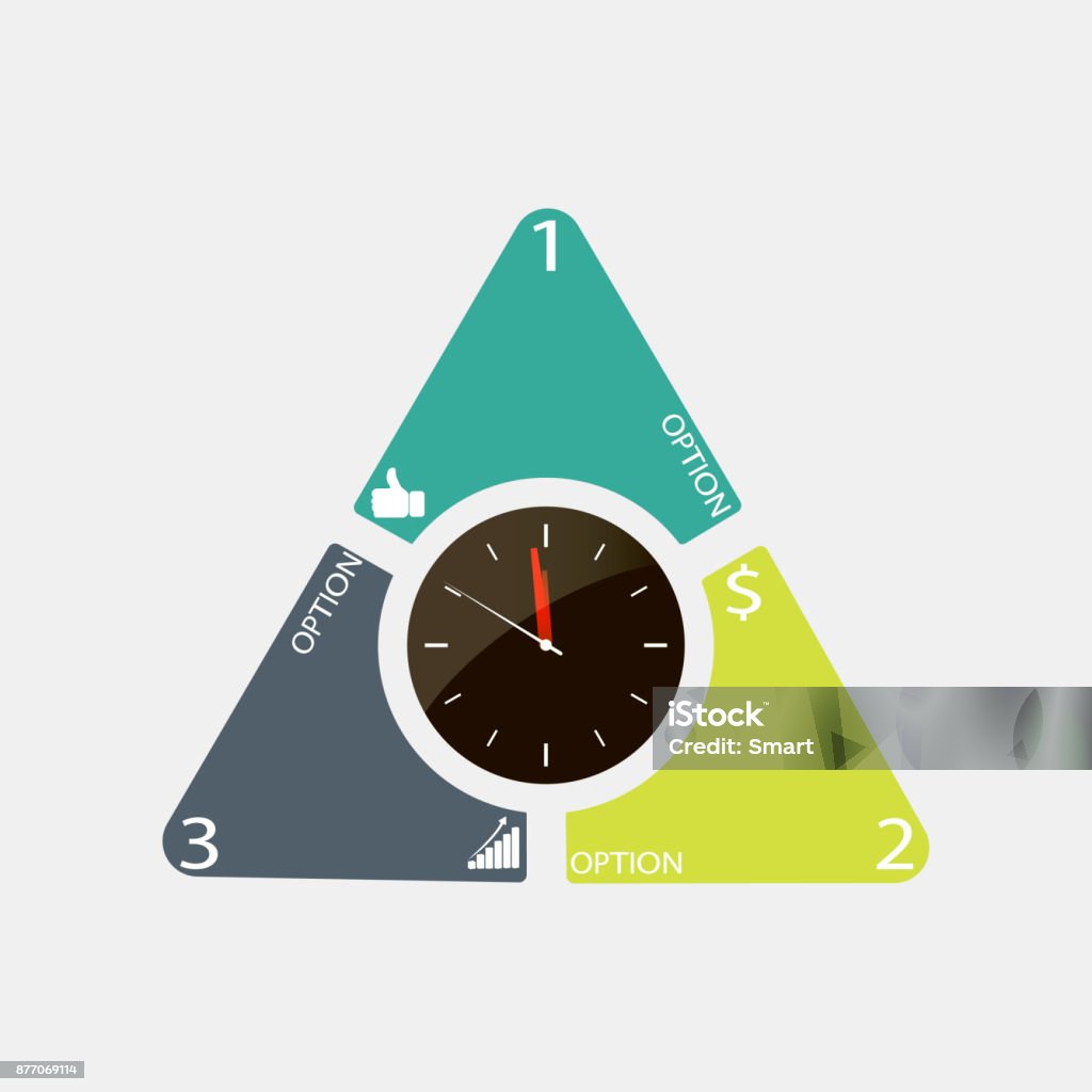 Options Number Abstract Infographic Number Options Template Stock Illustration ...