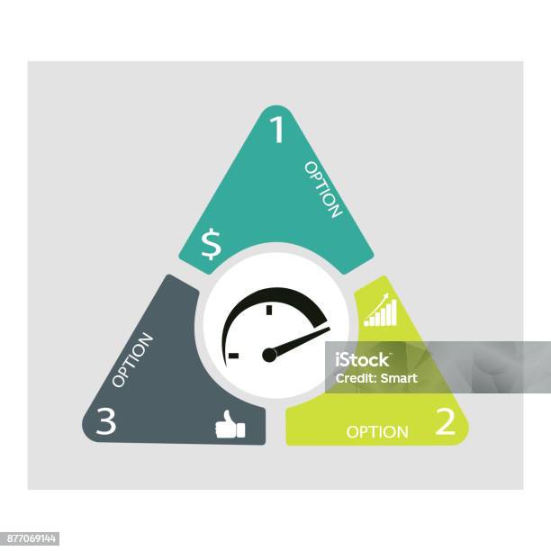 Options Number Abstract Infographic Number Options Template Stock Illustration ...
