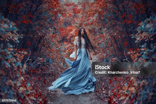Mysterious Sorceress Stock Photo - Download Image Now - Fantasy, Women, One Woman Only