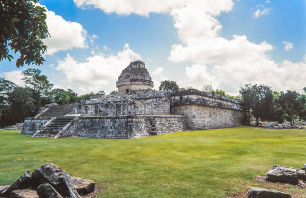 istock El Caracol (the Snail), Observatory, Chichen Itza, Yucatan, Mexico, North America 877083104