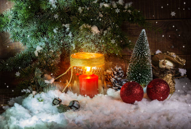 istock festively decorated home interior with Christmas tree 877083142