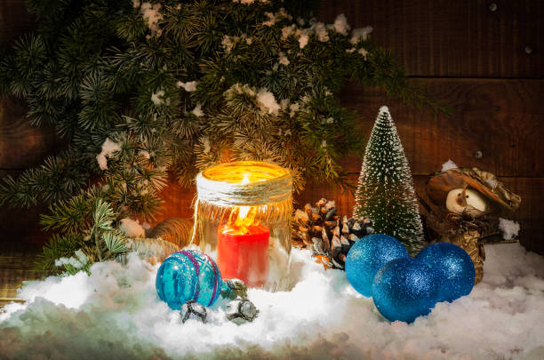 istock festively decorated home interior with Christmas tree 877083242