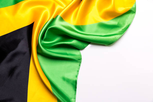 Authentic flag of the Jamaica