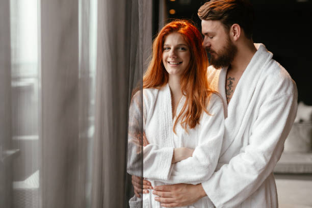 istock Couple enjoying wellness weekend 877084516