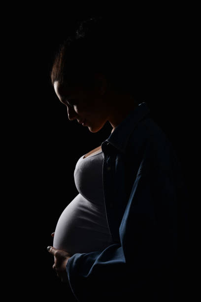 istock Pregnant woman portrait 877088084