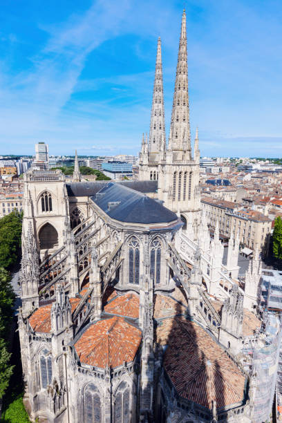 istock Saint Andre Cathedral on Place Pey-Berland in Bordeaux 877090922