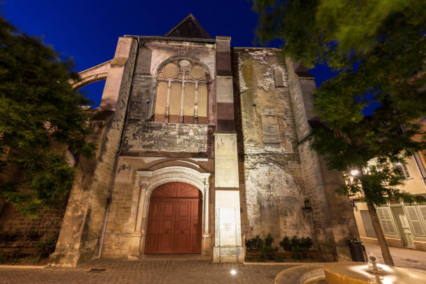 istock Saint-Jean-du-Marche Church in Troyes 877091128