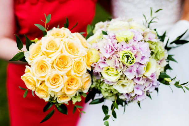 istock Bouquets of flowers for the bride 877091174