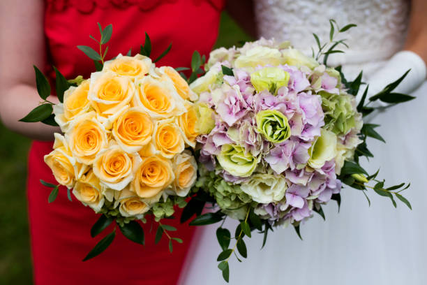 istock Bouquets of flowers for the bride 877091254