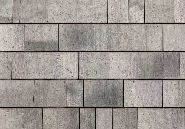 istock pattern of old wood brick at an old house 877101200
