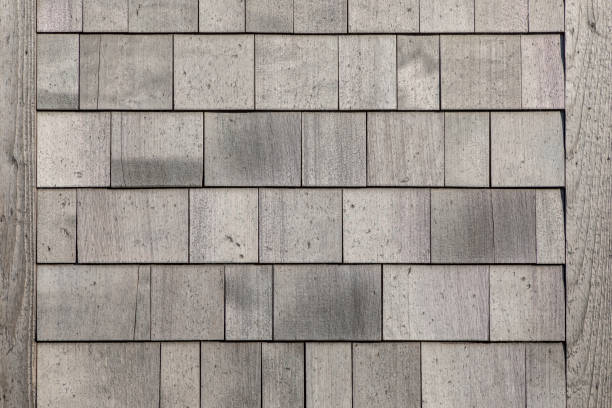 istock pattern of old wood brick at an old house 877102330