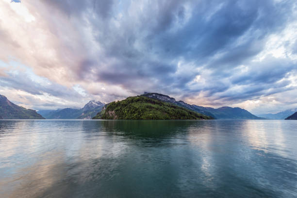 istock Grand sunset. Lake Lucerne. 877102612