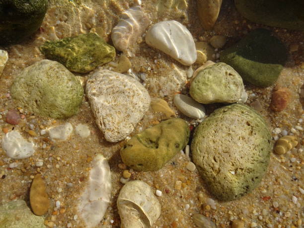 istock Sand and stones on the beach 877102974