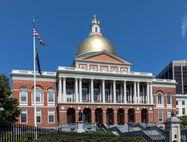 istock state capitol in Boston, Massachusetts, USA 877105368