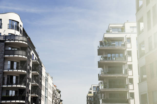 istock Modern apartment houses in Berlin 877109978