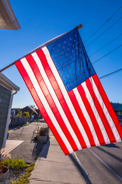 istock stars and stripes banner in morning light 877110640