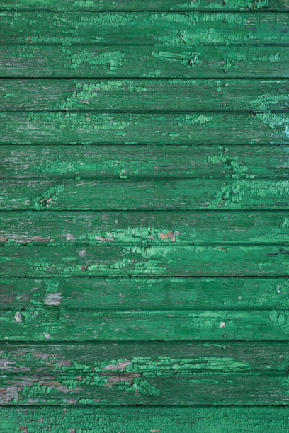 istock Green wood texture background. Horizontal wood planks 877115150