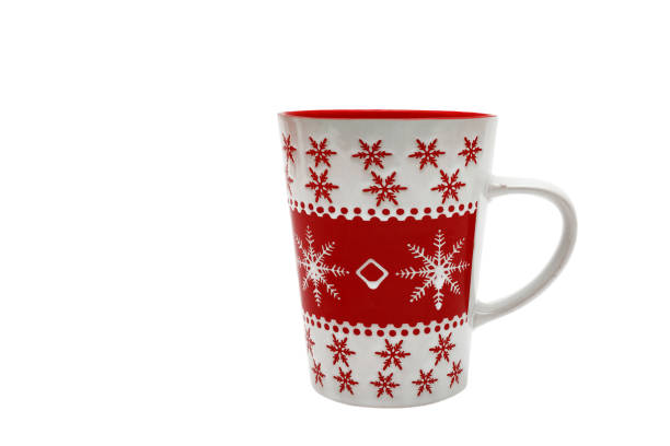 istock Christmas cup isolated on a white background 877121320