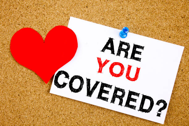 istock Conceptual hand writing text caption inspiration showing Question Are you Covered concept for Travel Insurance Healthcare Safety and Love written on sticky note reminder cork background copy space 877129974
