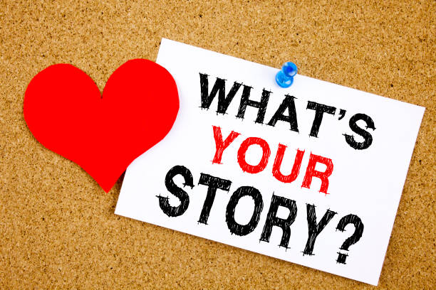 istock Conceptual hand writing text caption inspiration showing Question What Is Your Story concept for Share Storytelling Experience and Love written on sticky note reminder cork background copy space 877141592
