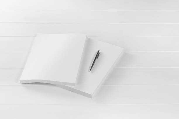istock Mockup magazine, poster, brochure or flyer isolated on white background 877143944