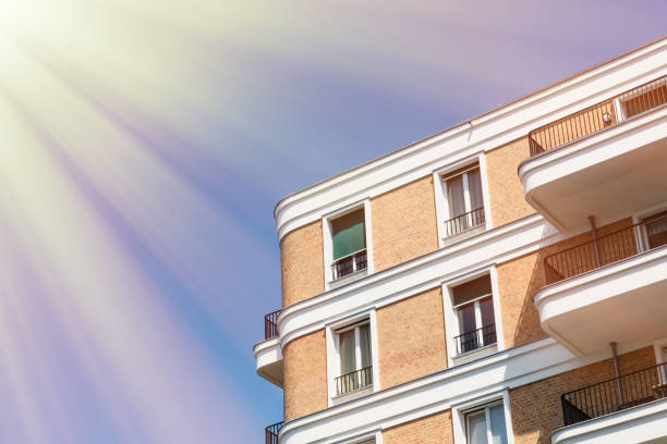 Modern apartment houses in Berlin