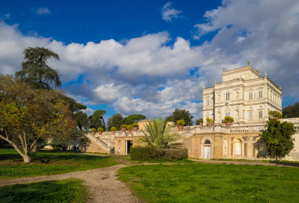 villa doria pamphilj w rzymie (włochy) - janiculum zdjęcia i obrazy z banku zdjęć