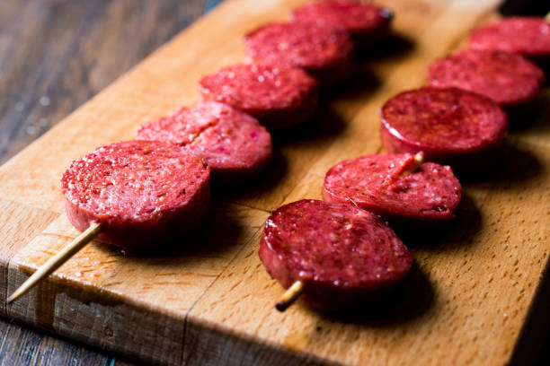 istock Turkish Sausage on Skewers / Sucuk 877164162
