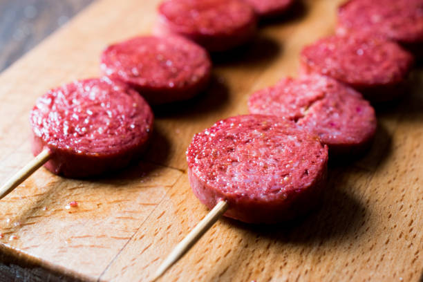 istock Turkish Sausage on Skewers / Sucuk 877164512